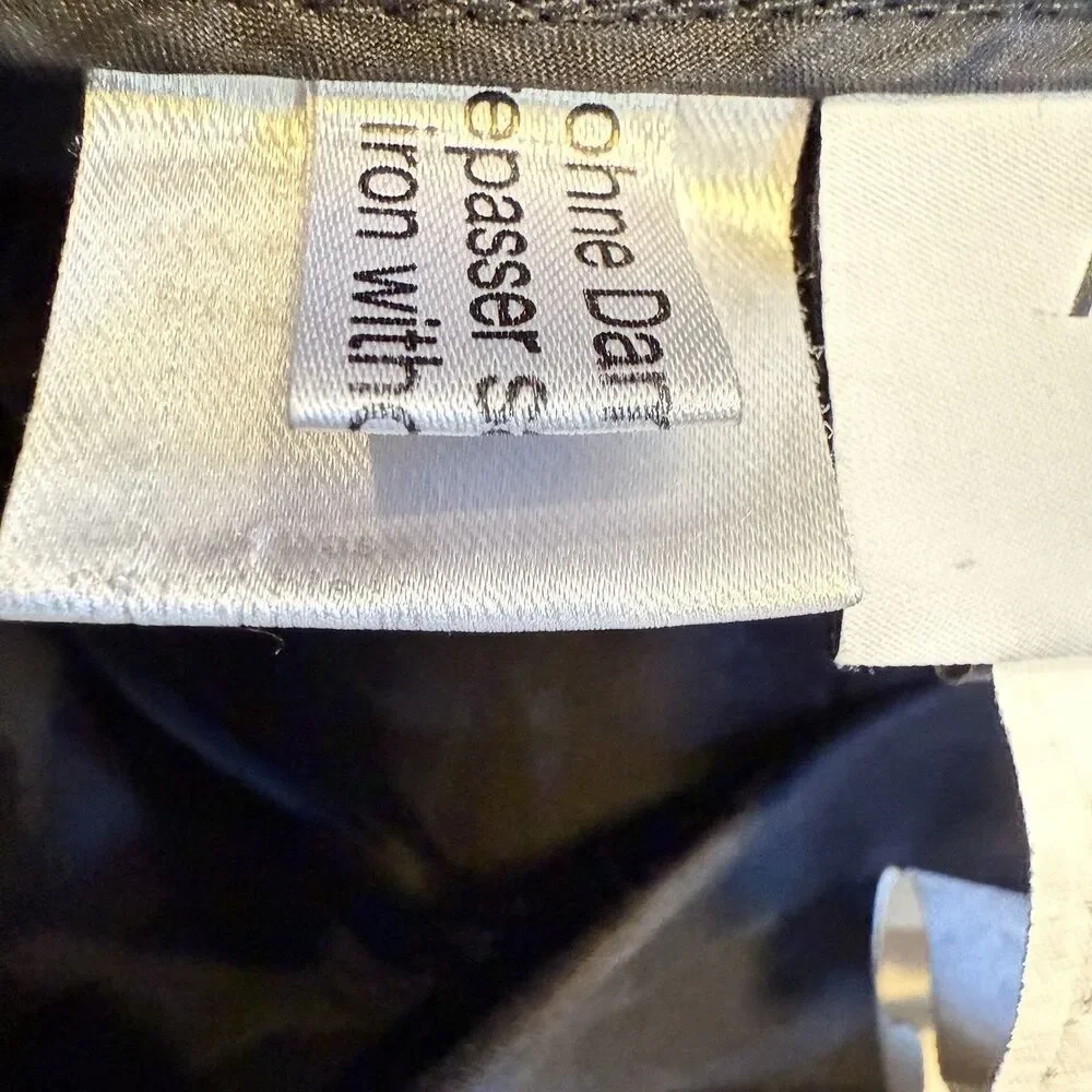 Akris Punto Ankle Pants Women’s Size 12 Black Trousers Old Money Career - Picture 10 of 12